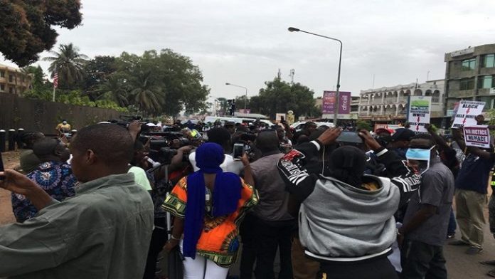 Gambian protest