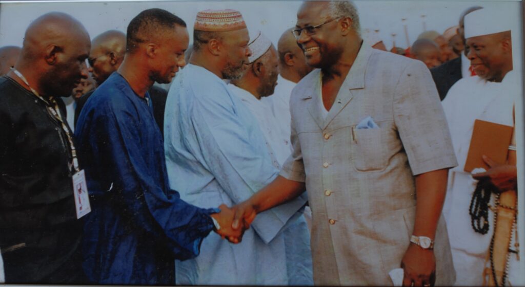 With President Ernest Bai Koroma of Sierra Leone
