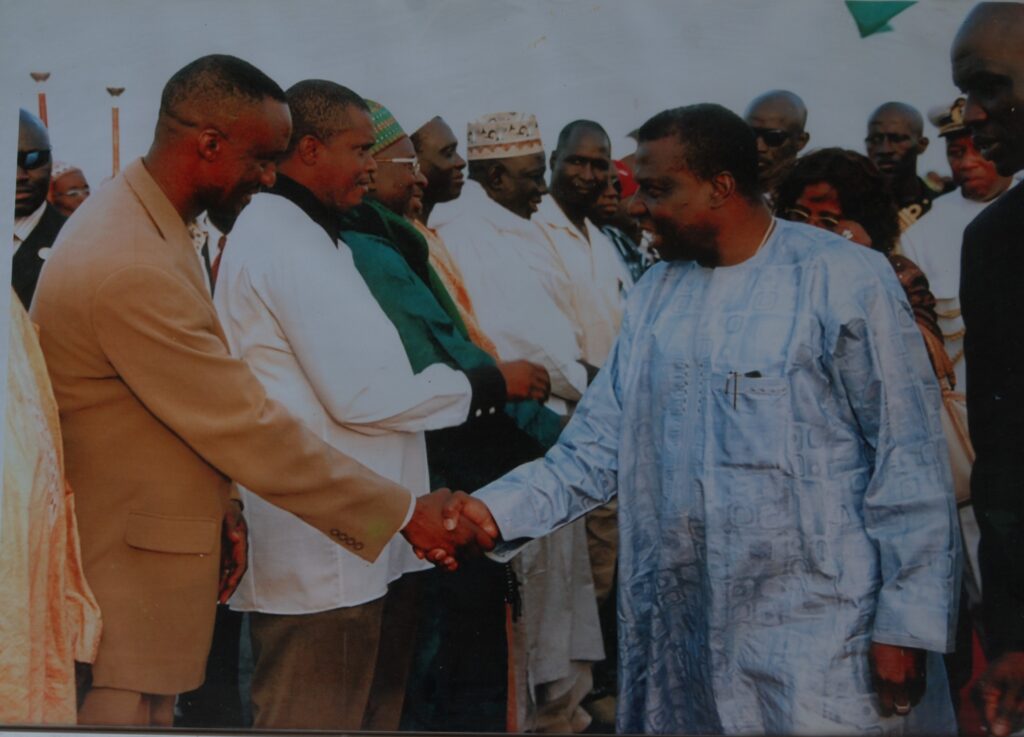 With President João Bernando Vieira of Guinea Bissau