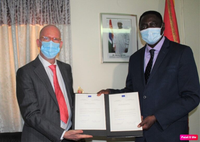Foreign Minister receives new EU Ambassador, UK, French diplomats and veteran journalist Pap Saine