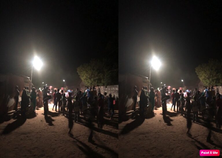 Brufut Sanchaba inaugurates new street lights worth over D188,000