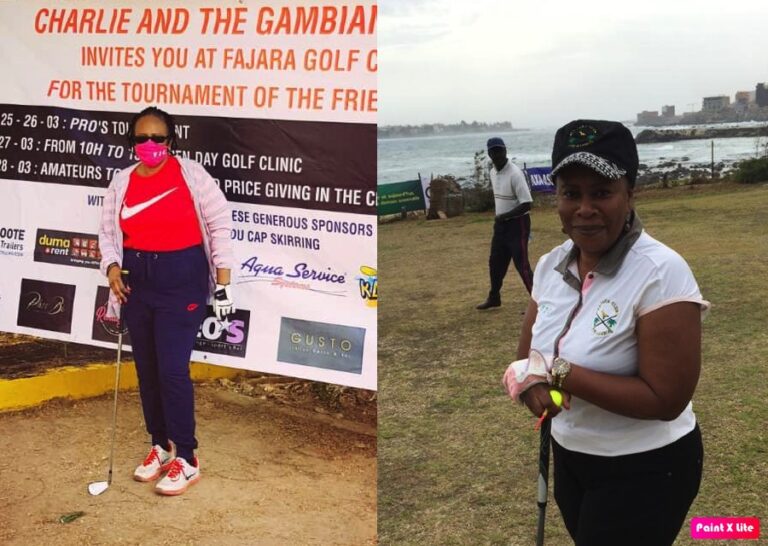FJC MAKES GOLF HISTORY Politician, woman golfer sets record at Fajara club