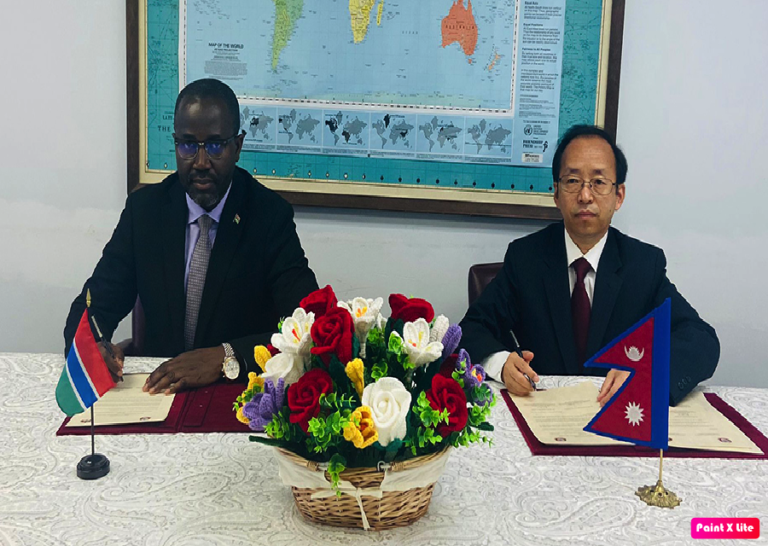 Gambia establishes diplomatic relations with Nepal
