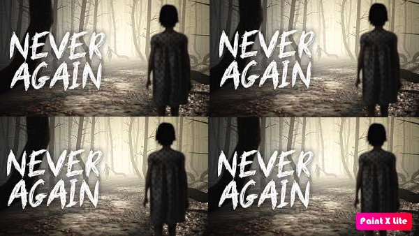 never again