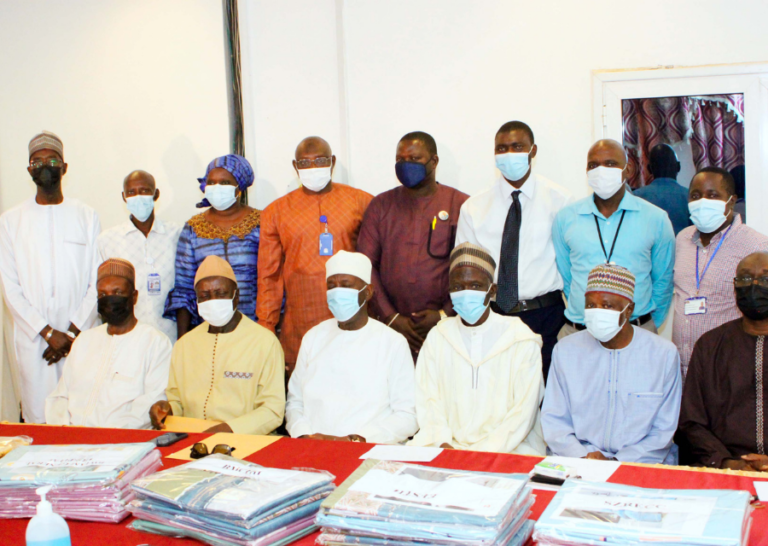 Pipeline mosque gives D50,000 to KGH mortuary, 500 bedsheets to hospitals around Gambia