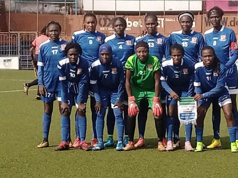 GAMBIA SLAPS SIERRA LEONE WITH 2 AWAY GOALS in Women’s Afcon qualifiers