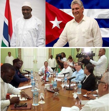 CUBA GAMBIA 57 ANIVERSARIO INDEPENDENCIA