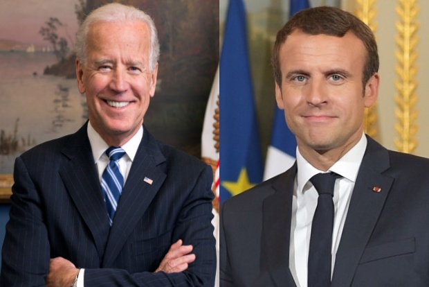 202101250729570288 Biden speaks with Macron seeks to cement USFrance ties SECVPF