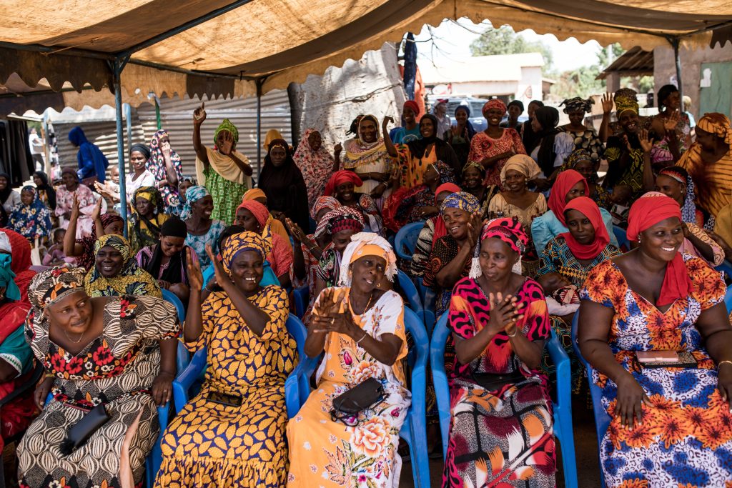 Women attending the event