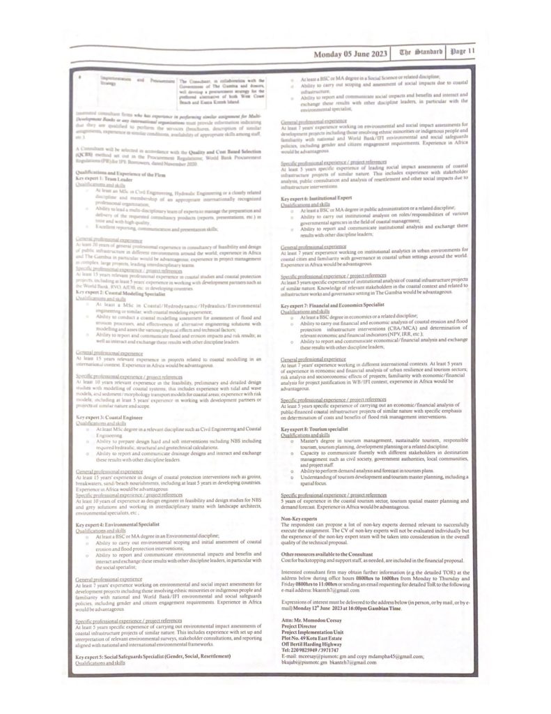 VACANCY 00006