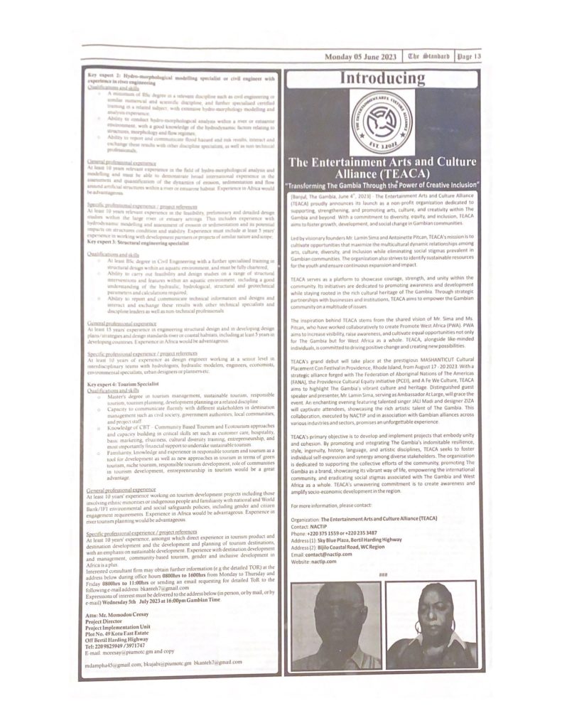 VACANCY 00008