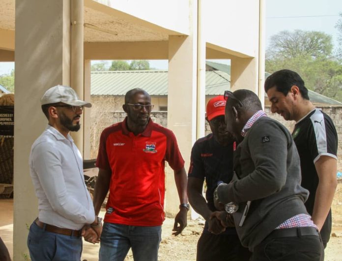 GFF and Moroccan offciails at the site