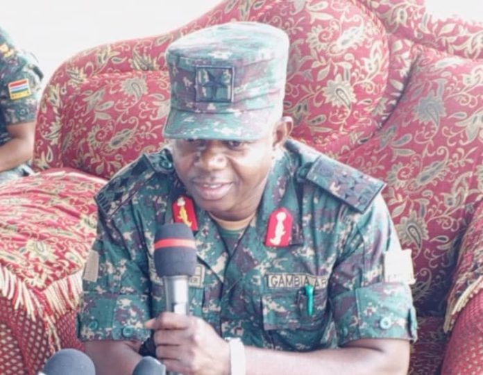 Army Commander Brigadier General Sait Njie