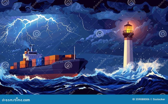 lighthouse cartoon