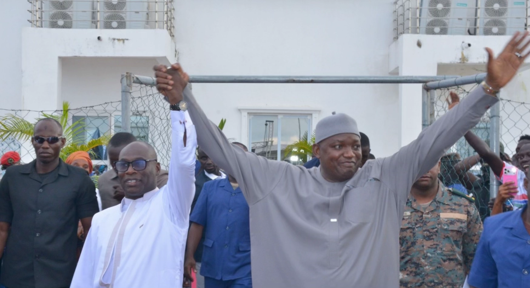 FAAL SAYS BARROW’S VICTORY ASSURED AS PARTIES TIE ALLIANCE