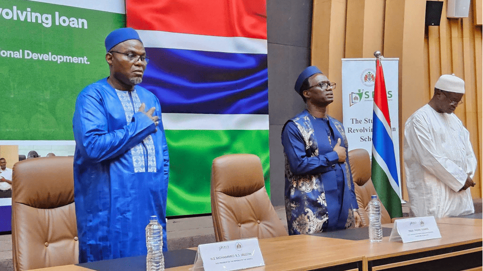 VP Jallow launches D25M interest-free student loan scheme